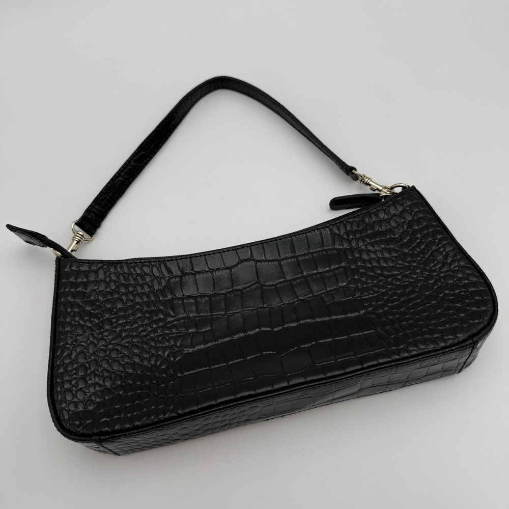 Giani Bernini Shoulder Bag Women Small Black Purse Minimalist Classic Y2K Gothโ